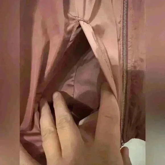 A New Day Women's Bomber Jacket - Dusty Rose, Berry Pink - Size Small (G112) - Picture 8 of 14